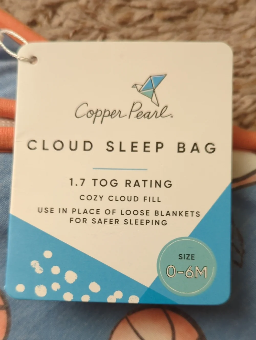 Copper Pearl Basketball Sleep Sack 🏀